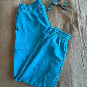 JAANUU Women's Neo Everyday Cargo Scrub Jogger - AQUA